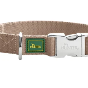 Saisonangebot HUNTER Halsband Inari Medium 30 - 45 Centimeter beige Hundehalsband